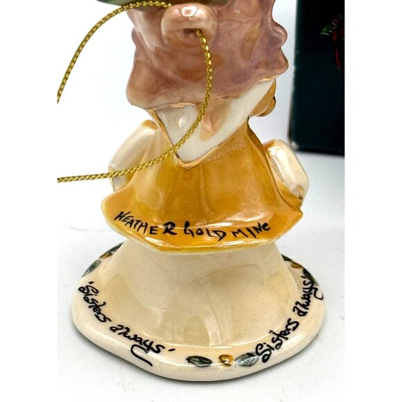 Sisters Always Yellow Ornament by Blue Sky Clayworks Heather Goldminc - Picture 3 of 5